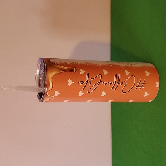 20 Oz. Stainless Steel "First I Drink The Coffee ..." Insulated Tumbler - Picture 3 of 7